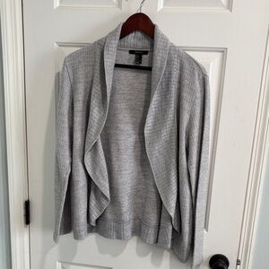Forever 21 Gray Open Front Cardigan